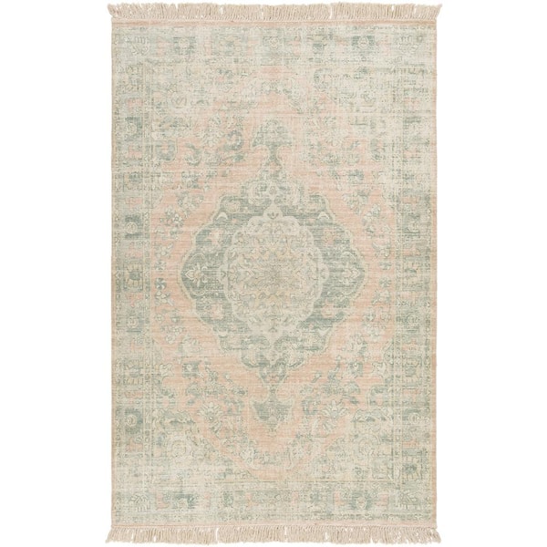 Livabliss Zainab Green Traditional 2 ft. x 3 ft. Indoor Area Rug