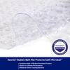 Kenney White MicroClean Antimicrobial Bath Mat