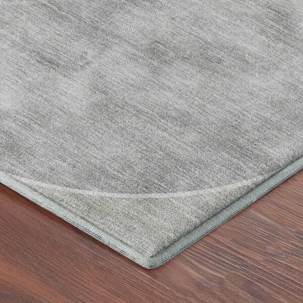 Mayfield Premium Machine Washable Abstract AMF2286 Aloe 9 ft. x 12 ft. Area Rug