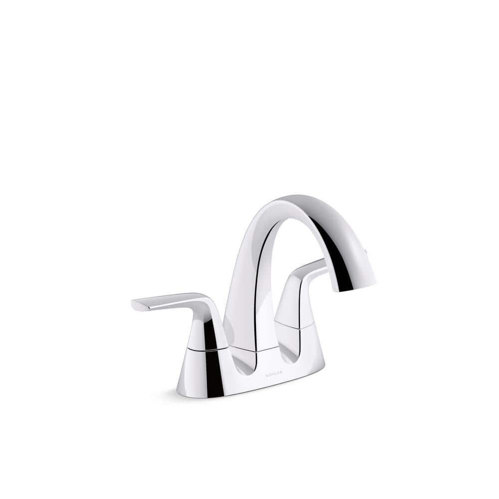 KOHLER Avail 4in centerset polished chrome bathroom deals faucet