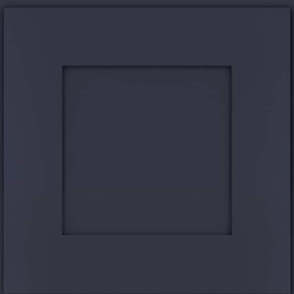 14-5/8 in. x 14-5/8 in. Cabinet Door Sample in Midnight