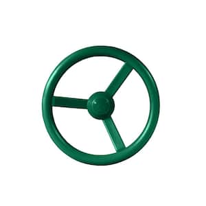 Steering Wheel in Green