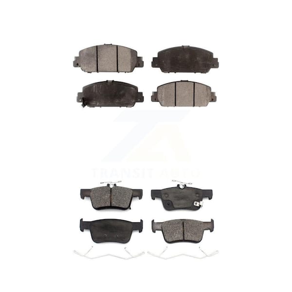 TEC Front Rear Ceramic Brake Pads Kit for Honda Accord KTC-100588