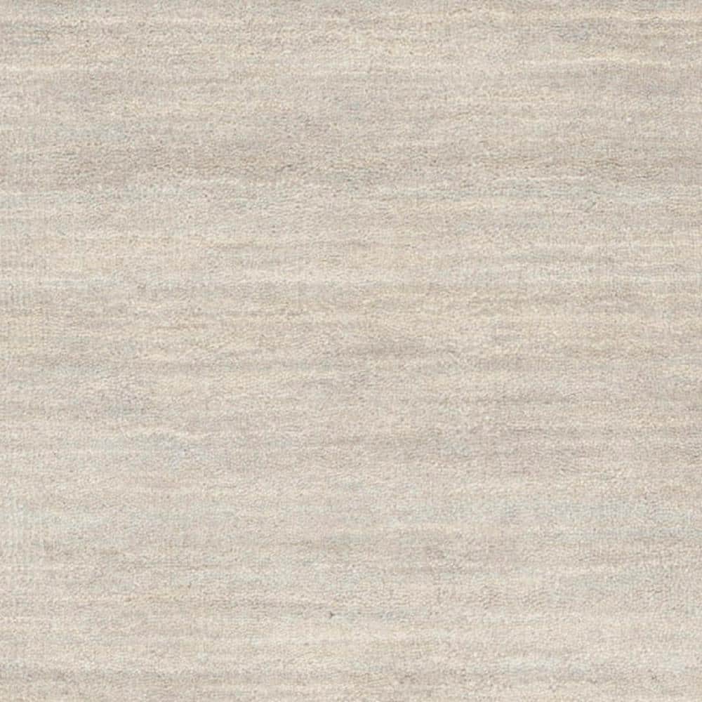 Himalaya Light Grey and Dark Grey Wool Runner Rug