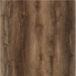 Continental Carbon Oak 20 MIL x 7.1 in. W x 48 in. L Click Lock Waterproof Luxury Vinyl Plank Flooring (23.6 sqft/case)
