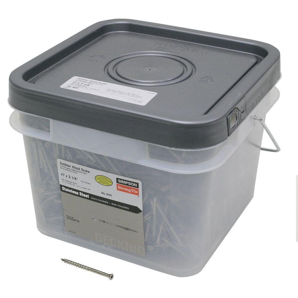 Simpson Strong-Tie #7 x 2-1/4 in. T-15 6-Lobe, Trim Head
