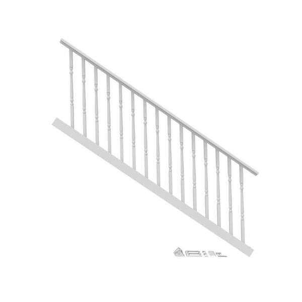RDI 8 ft. x 36 in. Vinyl Level Rail Kit for 1-1/4 in. Square Baluster