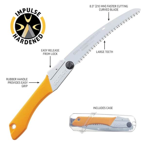 717-21 Silky Gomboy Folding Saw 8.3 in Blade Large Tooth 