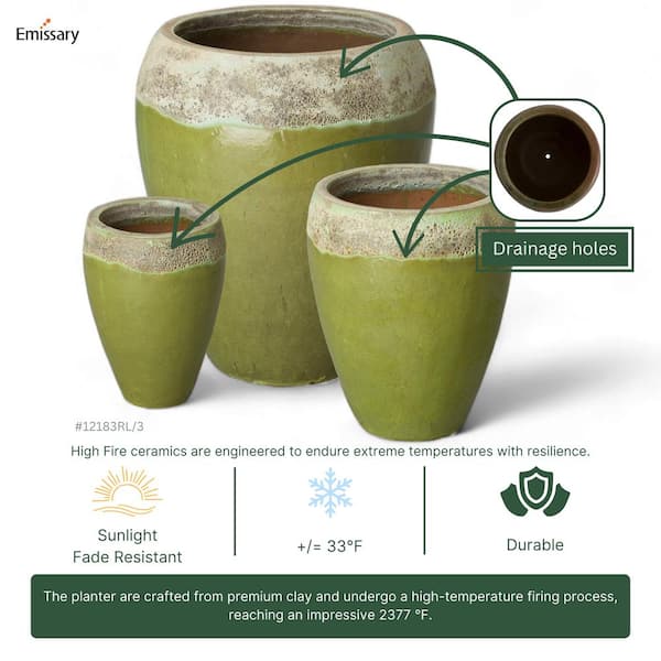 蓮音　1223 Stylish Dark Brown Planter for Indoor & Outdoor Use – LuxenHome