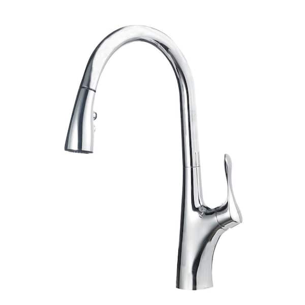 Blanco NAPA Single-Handle Pull-Down Sprayer Kitchen Faucet in Polished Chrome