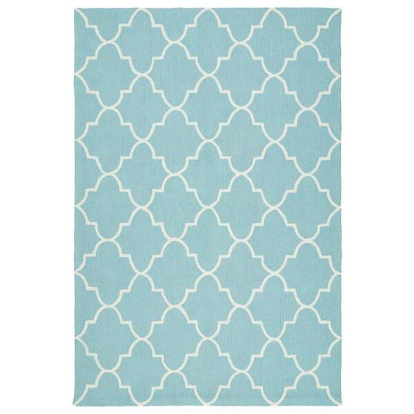 Kaleen Escape Blue 9 ft. x 12 ft. Indoor/Outdoor Area Rug