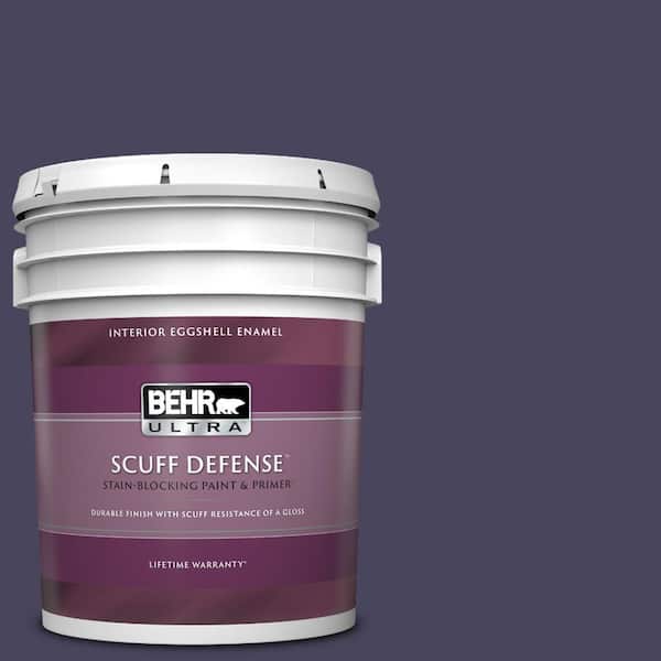 BEHR ULTRA 5 gal. #S-H-640 Purple Blanket Extra Durable Eggshell Enamel Interior Paint & Primer