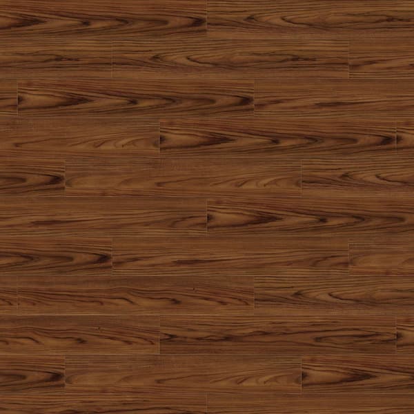 Teak 4 MIL x 6 in. W x 36 in. L Grip Strip Water Resistant Luxury Vinyl Plank Flooring (24 sqft/case)