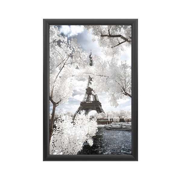 Trademark Fine Art "Another Look at Paris IV" by Philippe Hugonnard Framed with LED Light Abstract Wall Art 16 in. x 24 in.