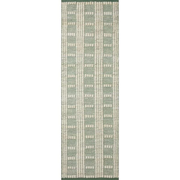 Colton 2 ft. 6 in. x 8 ft. Ivory / Sage Contemporary Runner Rug