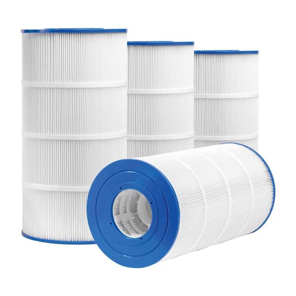 Universal 8-15/16 in. Dia. x 17-3/8 in. L Replacement 90 sq. ft. Swimming Pool Filter Cartridge (4-Pack)