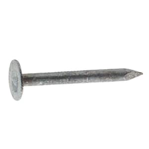 #11 x 1-1/2 in. Electrogalvanized Flat Head Smooth Shank Roofing Nails 10 lb. Box
