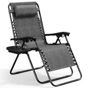 HEARTH & HARBOR Blue Zero Gravity Chairs, Metal Outdoor Lawn Chair