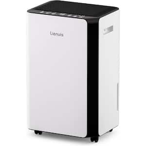 45. pt. 3500 sq. ft. Dehumidifier in White with Smart Dry for Bedroom, Basement or Damp Rooms up to, ENERGY STAR