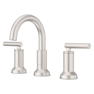Capistrano 2-Handle 8" Widespread Bathroom Faucet Spot Defense Brushed Nickel