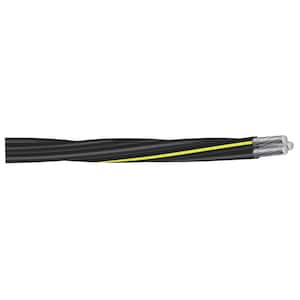 1,000 ft. 4/0-4/0-2/0 Black Stranded AL Sweetbriar URD Cable