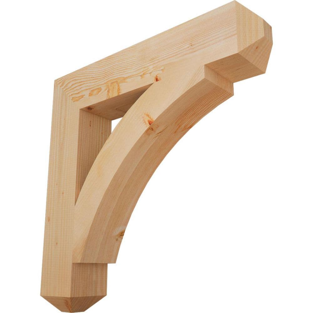 5.5 in. x 32 in. x 32 in. Douglas Fir Thorton Craftsman Smooth Bracket price history on PriceWatchPro