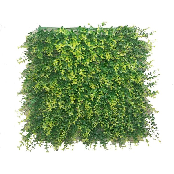 Ejoy 20 in. x 20 in. Ficus Artificial Boxwood Hedge Screen for Outdoor Party Wedding Ceremony Decor (Set of 36/Piece)