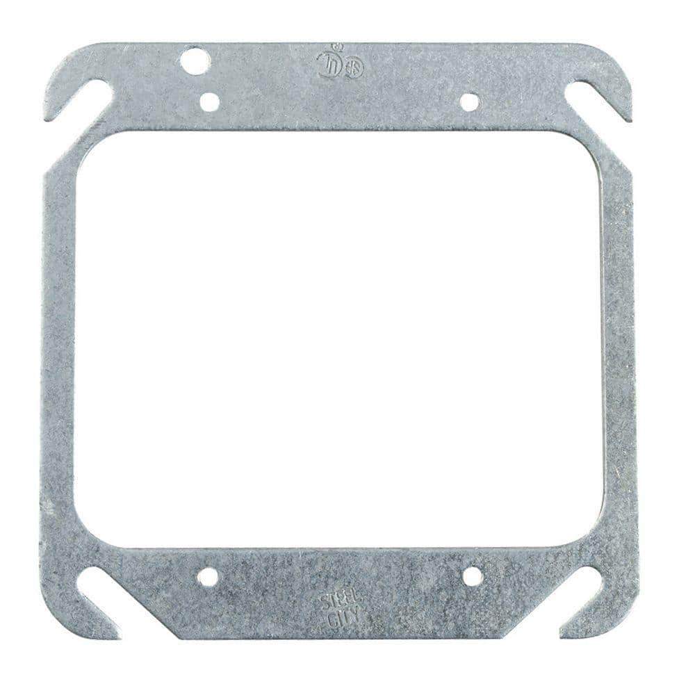 Steel City 2-Gang Square Electrical Box Cover 52C00-25R - The Home Depot