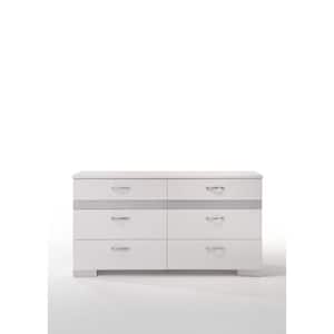 Naima II White Dresser