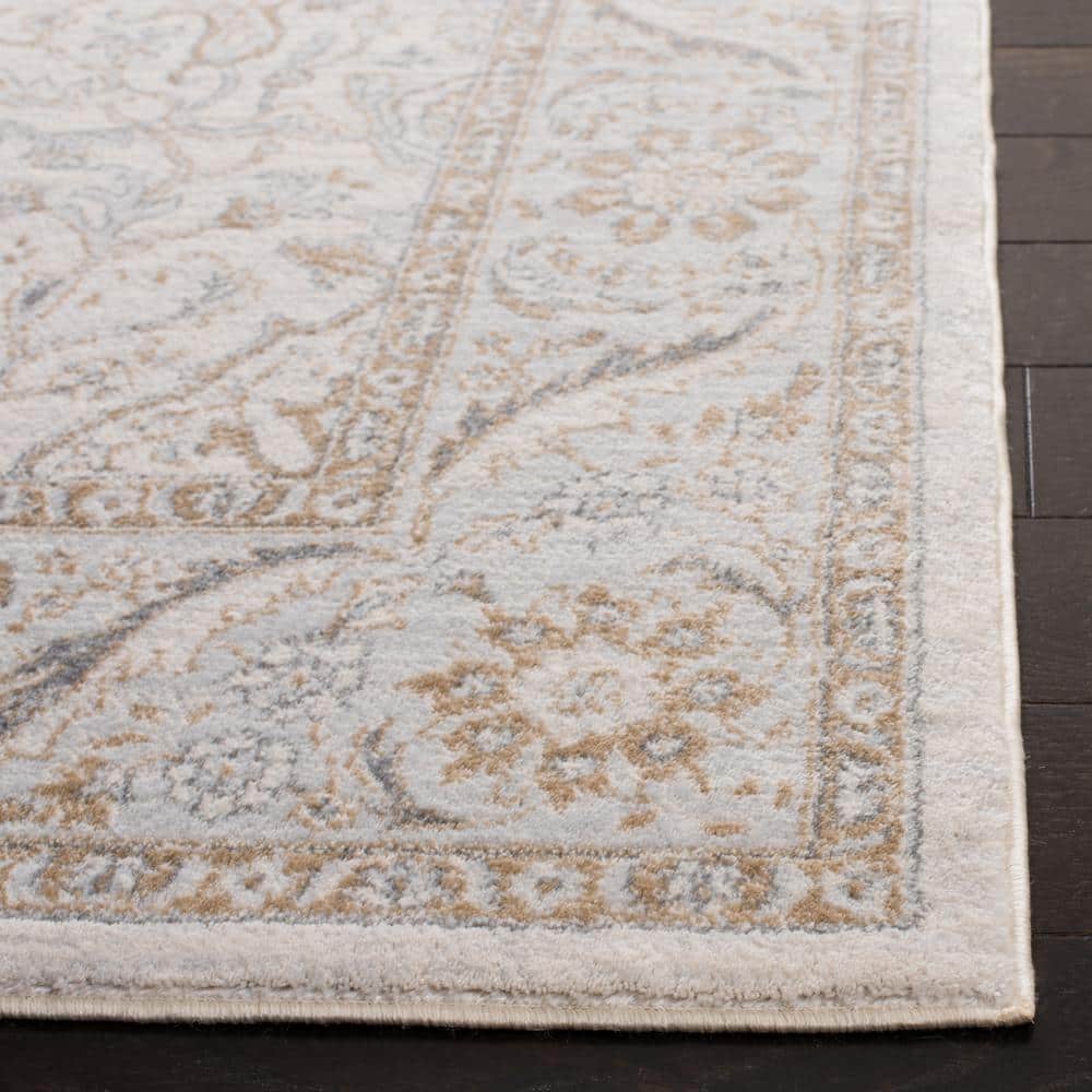 Isabella Blue Hand-Knotted Synthetic 8' x 10' Area Rug