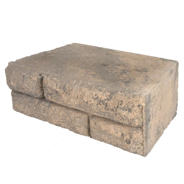 Natural Impressions 12 in. x 8 in. x 4 in. Napoli Concrete Retaining Wall Block