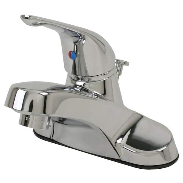 Ultra Faucets 4 in. Centerset Single-Handle Bathroom Faucet in Chrome