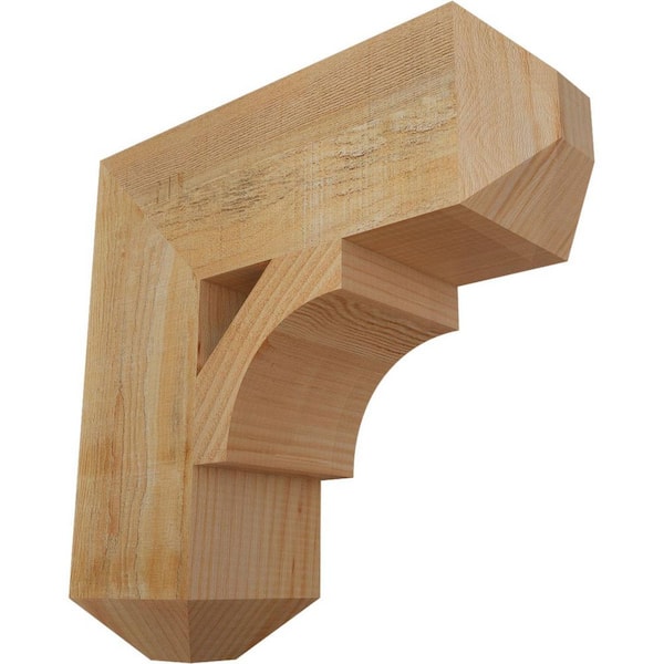 Ekena Millwork 6 in. x 18 in. x 18 in. Douglas Fir Westlake Craftsman Rough Sawn Bracket
