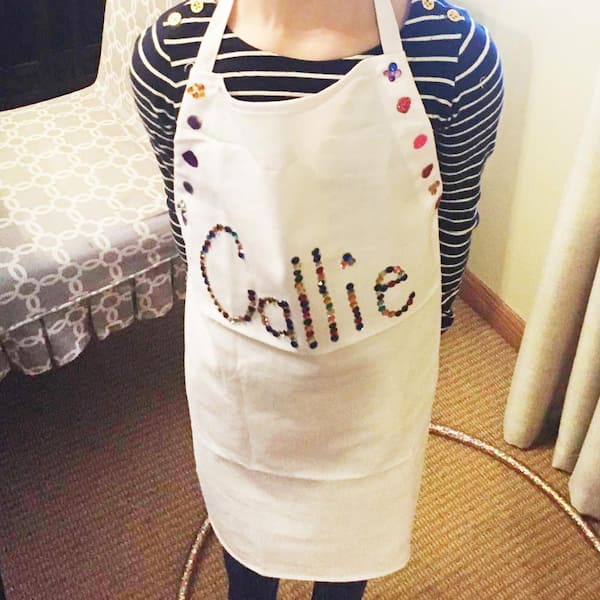 Adult  Christmas Chef's Hat and Apron by Home Interiors 