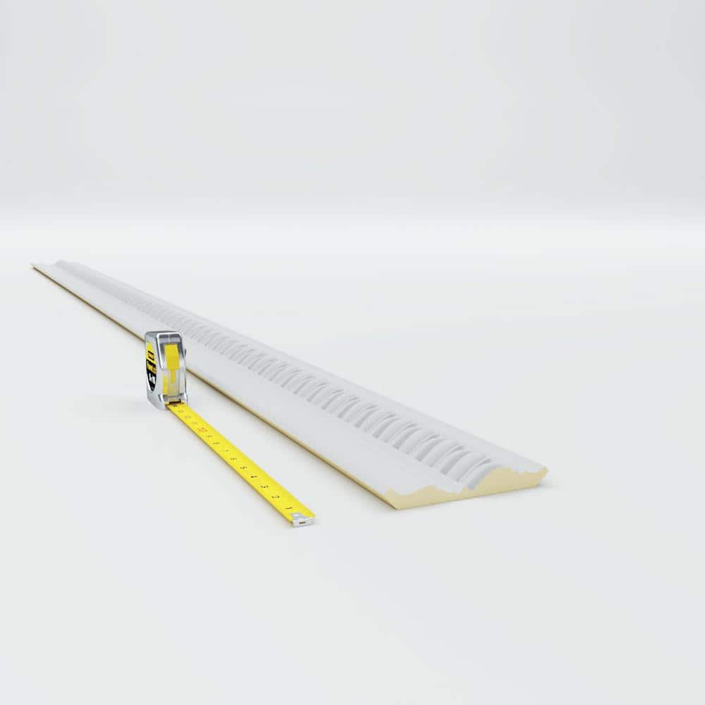 Polyurethane Egg and Dart Crown Moulding, 94.5" Length
