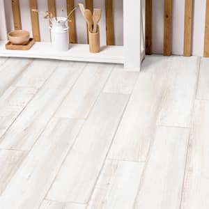 Chic Wood Creme 6 in. x 24 in. Porcelain Floor and Wall Tile (14 sq. ft./Case)