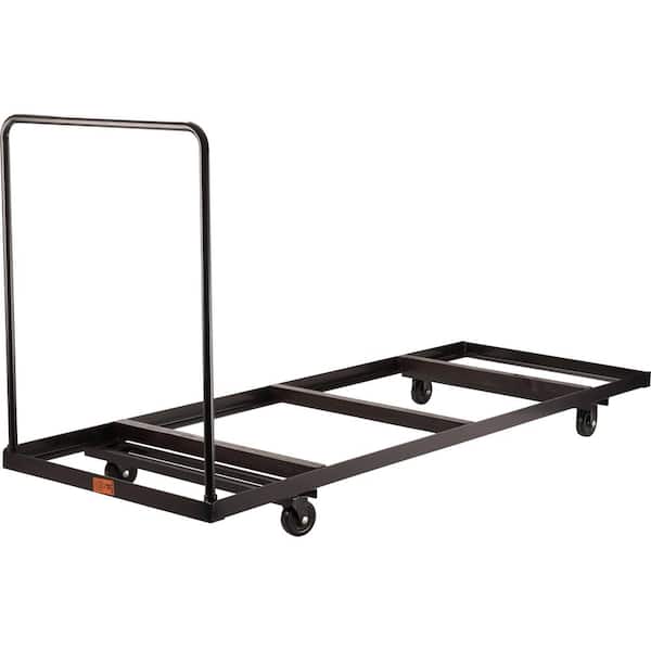 FOLDING TABLE DOLLY WITH CARPETED PLATFORM FOR ROUND TABLES 