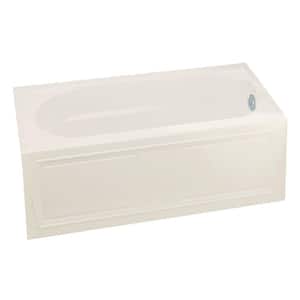 Devonshire 60 in. x 32 in. Rectangular Soaking Bathtub with Right-Hand Drain in Biscuit