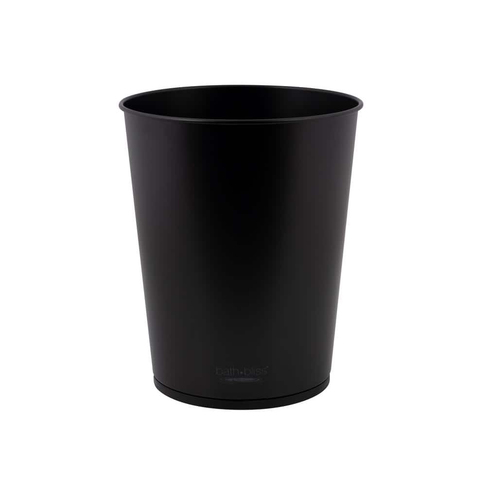 Bath Bliss 5 l Trash Can in Matte Black 4932MATTEBLACK The Home Depot