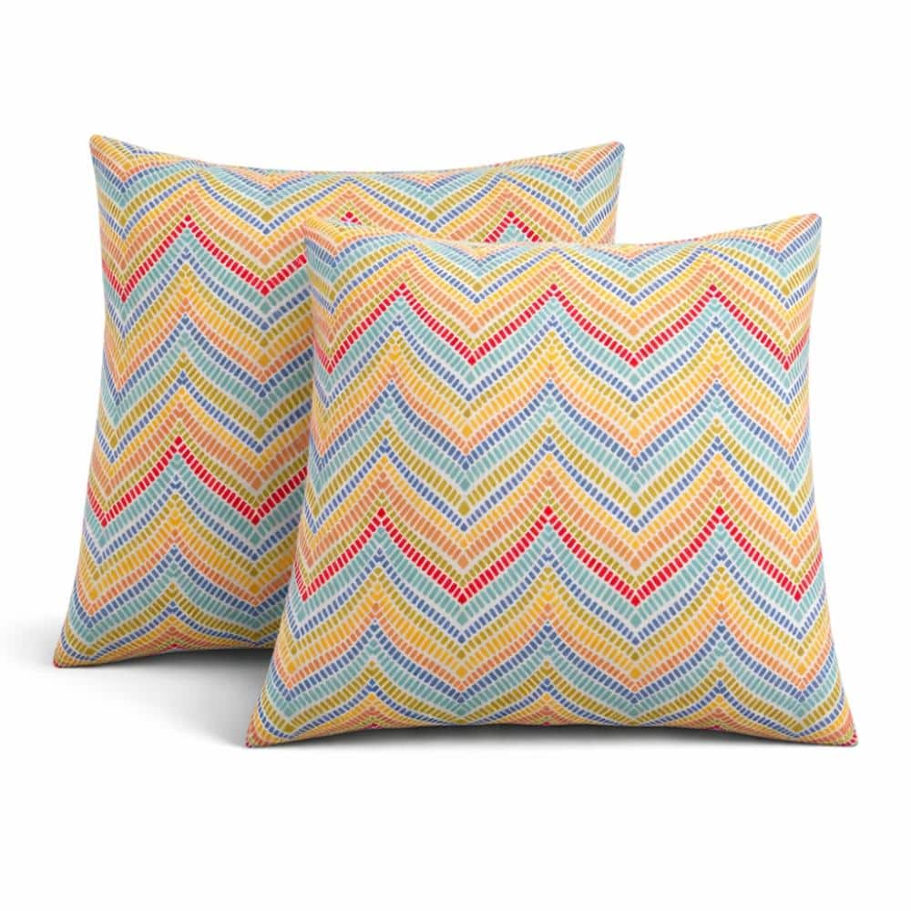 18x18 in Brown 2 Pack Outdoor Throw Pillows for Garden price history on PriceWatchPro