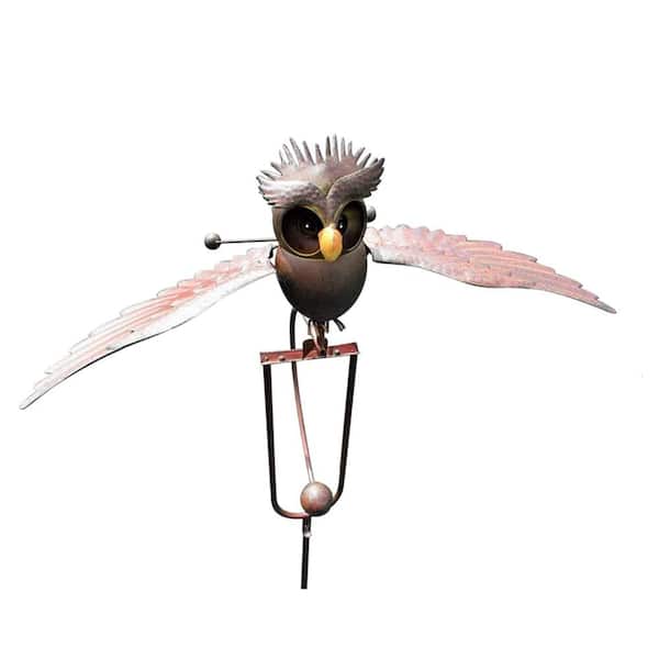 29. 5 in. Metal Eagles for Outside Decor-Large Counterweight Bird rocker, Decorative Wind Spinner for Yard, Garden, Lawn