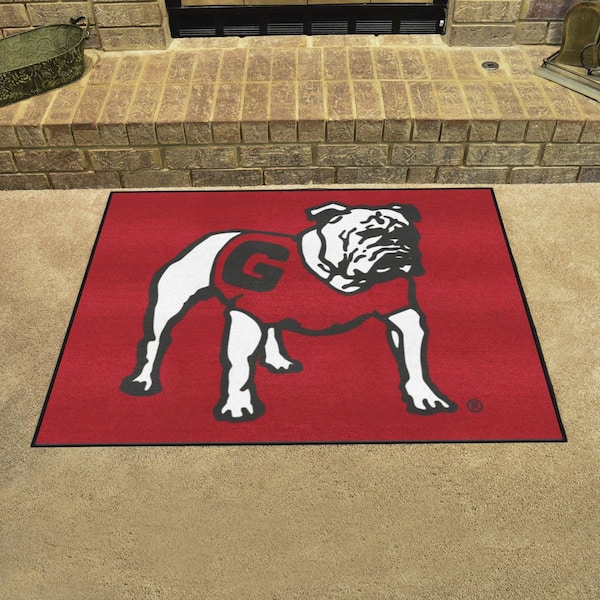 FANMATS Minnesota-Duluth Bulldogs Red 3 ft. x 5 ft. Plush Area Rug