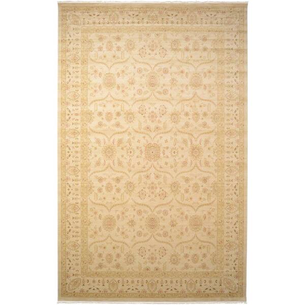Unique Loom Edinburgh Tansy Beige 10' 6 x 16' 5 Area Rug