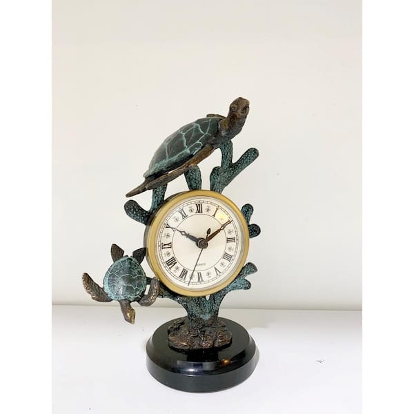 SPI Verdigris Turtle Clock