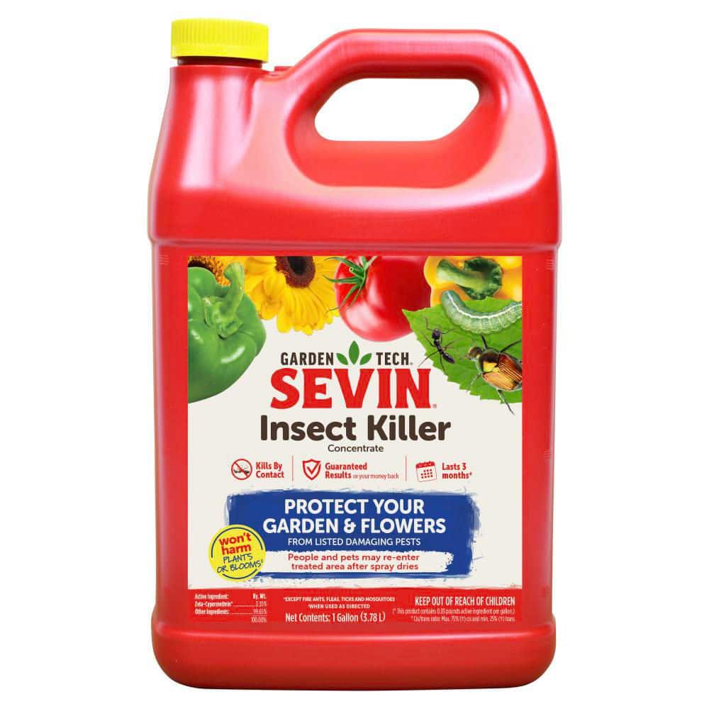 Severn Insecticide Sevin 1 Gal. Outdoor Lawn and Garden Insect Killer Concentrate 3-Month ...