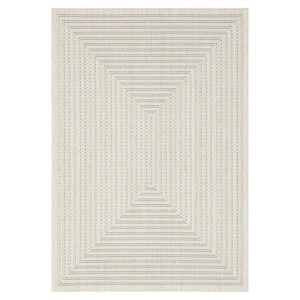 Viola Ivory 10 ft. x 13 ft. Indoor/Outdoor Area Rug