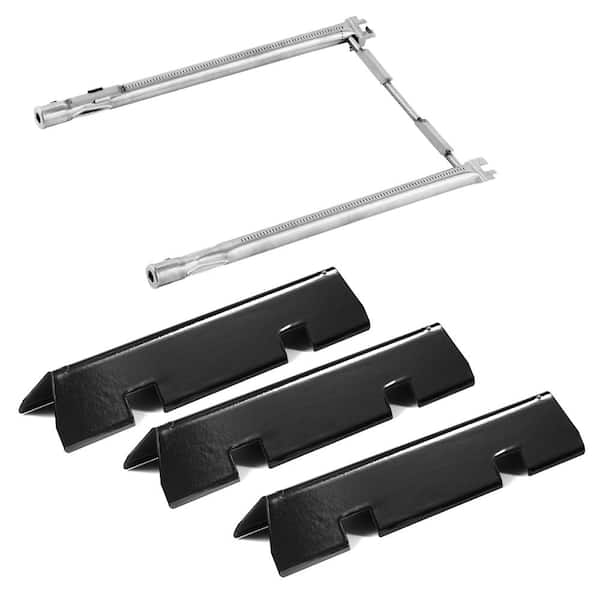 Weber Spirit I and II 200 Series Flavorizer Bars and Burner Tube Set for E-210, E-220, S-210, S-220, 7635 /