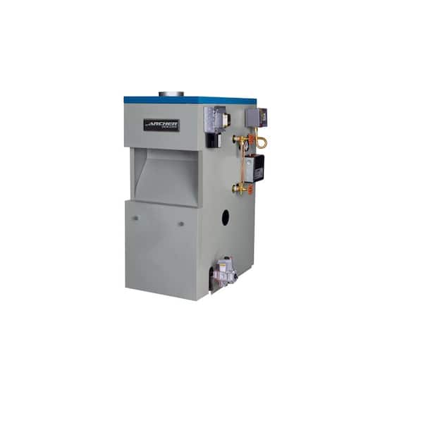 Fighter 82% AFUE 6-Section Natural Gas Steam Boiler with 172,000 BTU Input and 142,000 BTU DOE Heating Capacity