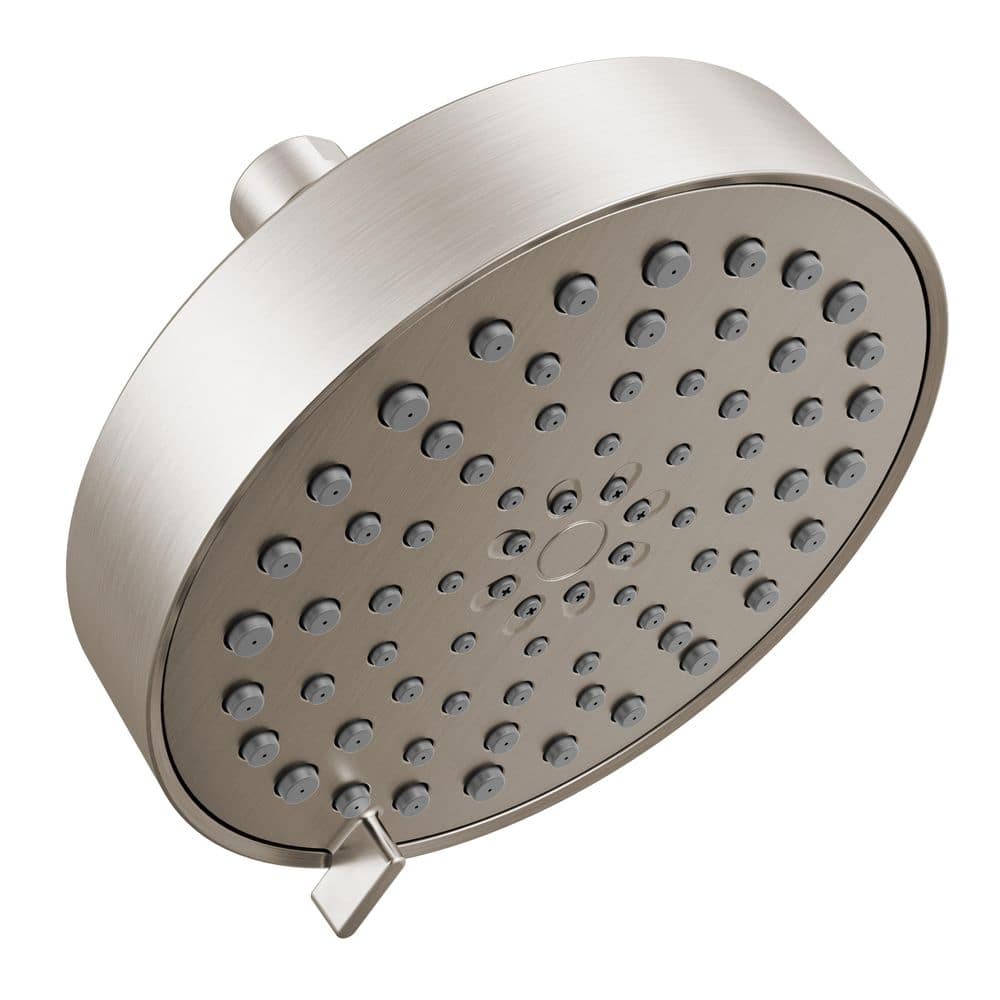 4-Spray Patterns 5.75 in. Wall Mount Fixed Shower Head in Stainless price history on PriceWatchPro