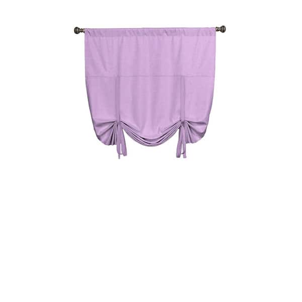 Eclipse Light Purple Thermal Rod Pocket Blackout Curtain - 42 in. W x 63 in. L